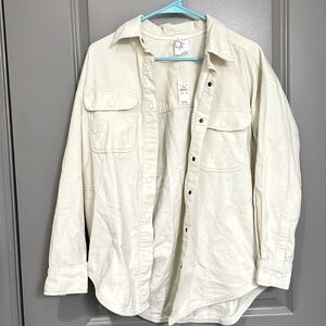 NWT Offline By Aerie Oversized Corduroy Button Up Shacket